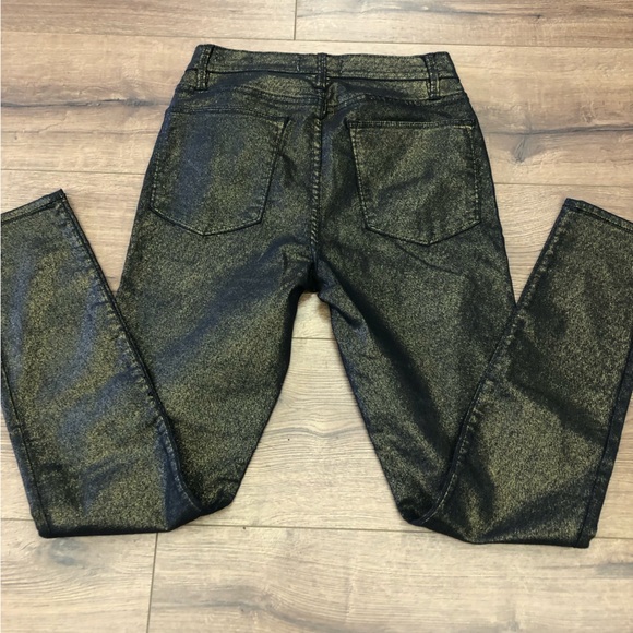 FRAME DENIM LE HIGH SKINNY COATED HIGH WAISTED JEANS SIZE 26 - Picture 5 of 9